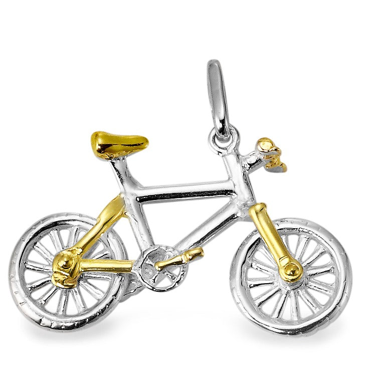 schlüsselanhänger mountainbike Anhänger Silber bicolor Mountainbike – Rhomberg Schmuck