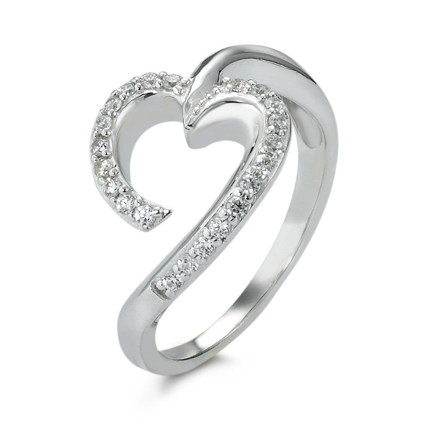 Anello Oro bianco 750/18 carati Zirconia