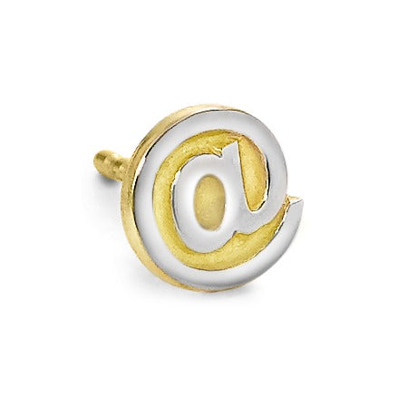 Clous d'oreille à l'unité Or jaune 18K @ Ø7 mm