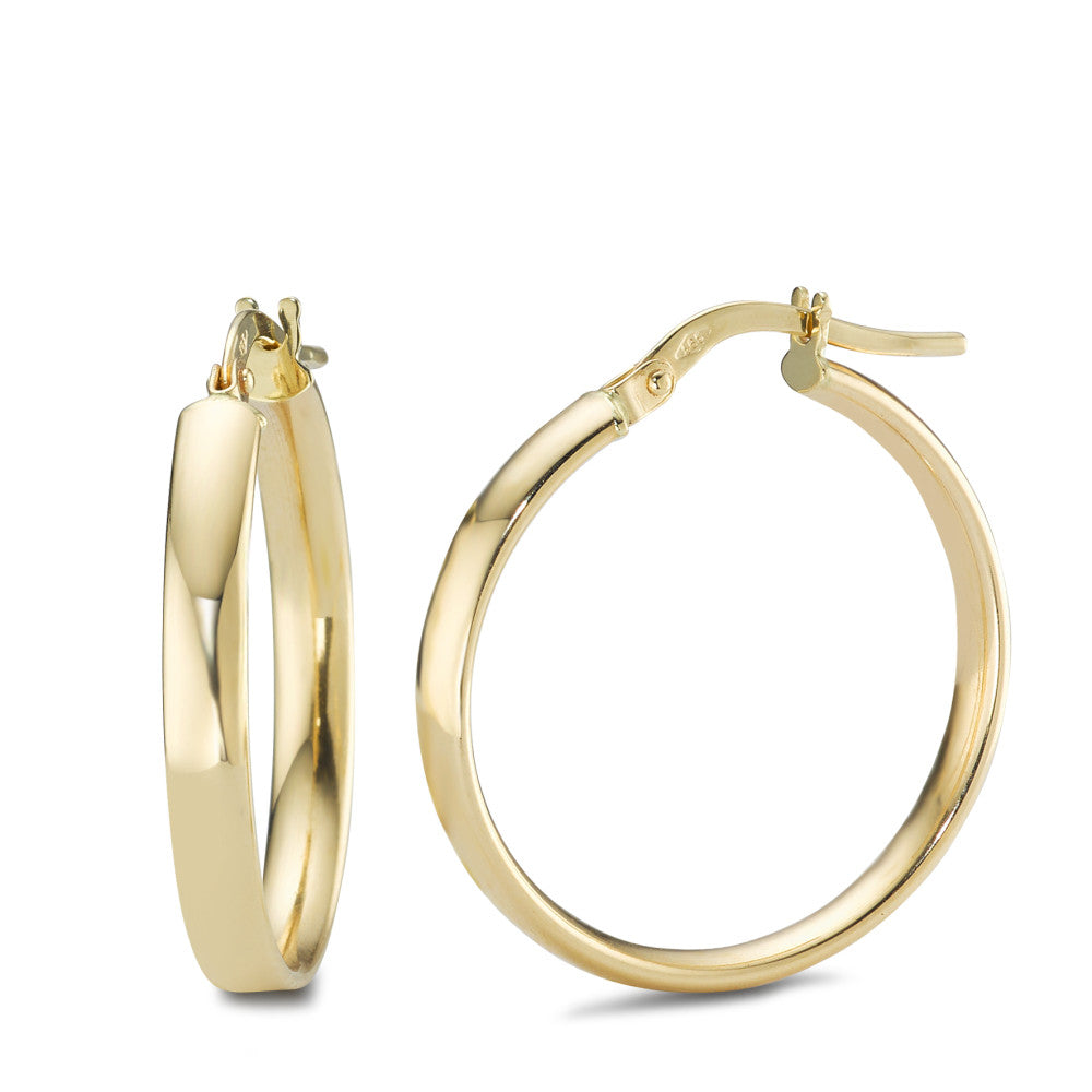CF Atelier Belly 14 Karat Gelbgold Brillant Creolen