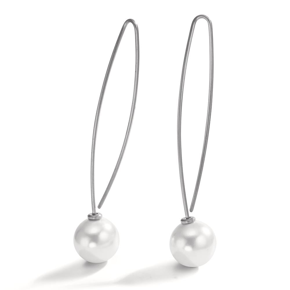 Oivzziy Orecchini di perle da donna, argento sterling 925 e placcati in oro, con perla di Oivzziy Orecchini di perle da donna, argento sterling 925 e placcati in oro, con perla di