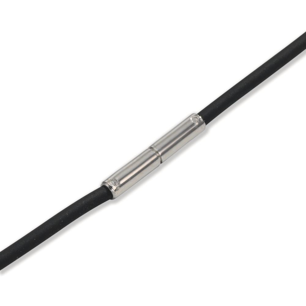 Halsband Silikon, Edelstahl 50 cm
