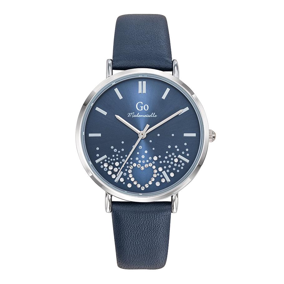 Montre Acier inoxydable, Métal Cristal Coeur Ø34 mm