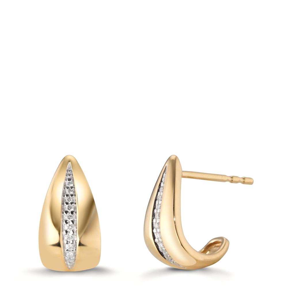 Orecchini Oro giallo 750/18 carati Diamante ct, 20 pietra, w