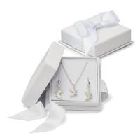 Halskette mit Anhänger Silber emailiert Schmetterling 36 cm