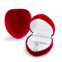 Halskette mit Anhänger Silber Zirkonia rhodiniert Herz 40-42 cm verstellbar inkl. Schmuckverpackung