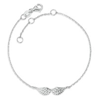 Armband Silber rhodiniert Flügel 16-19 cm verstellbar