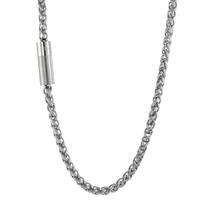 Halskette Heritage aus Edelstahl mit Magnetverschluss in Glanz und Matt, 45cm