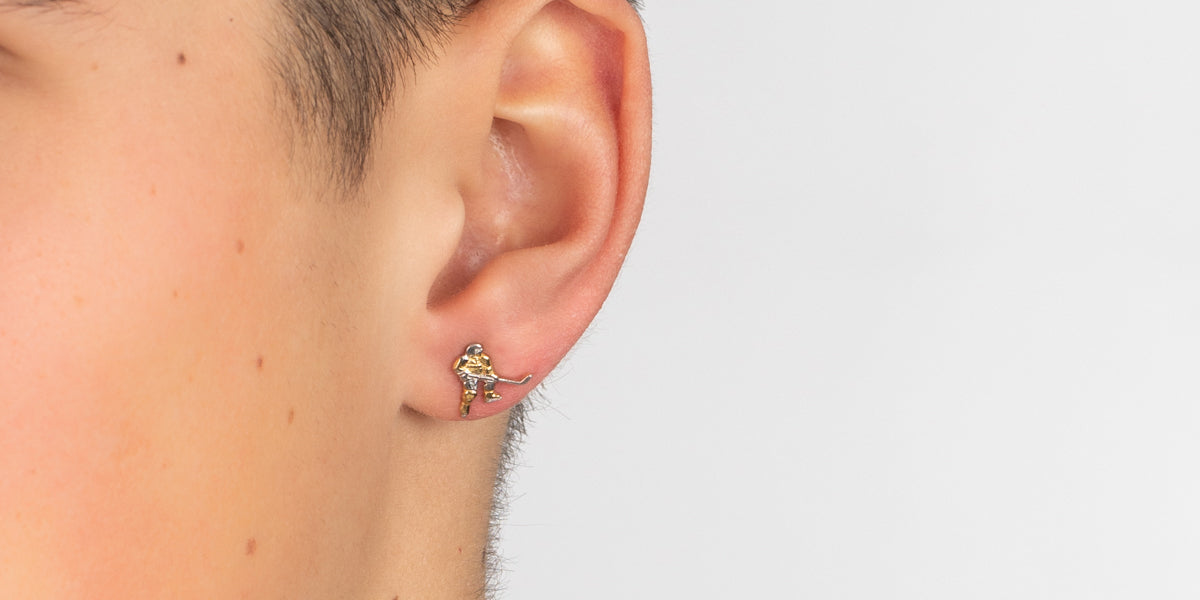 Herren - Ohrschmuck - Gold