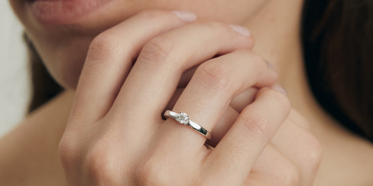 Paare - Verlobungsringe - Weissgold