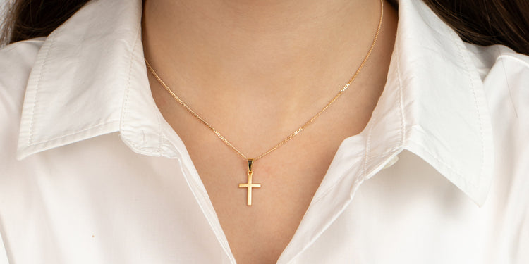 Kinder - Kreuze - Gold