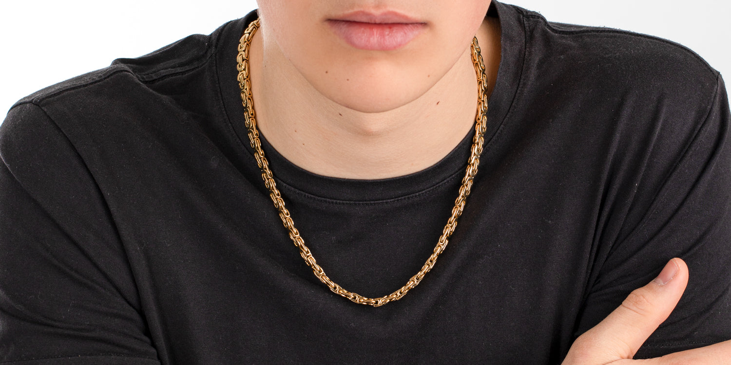 Herren - Halsketten - Gold