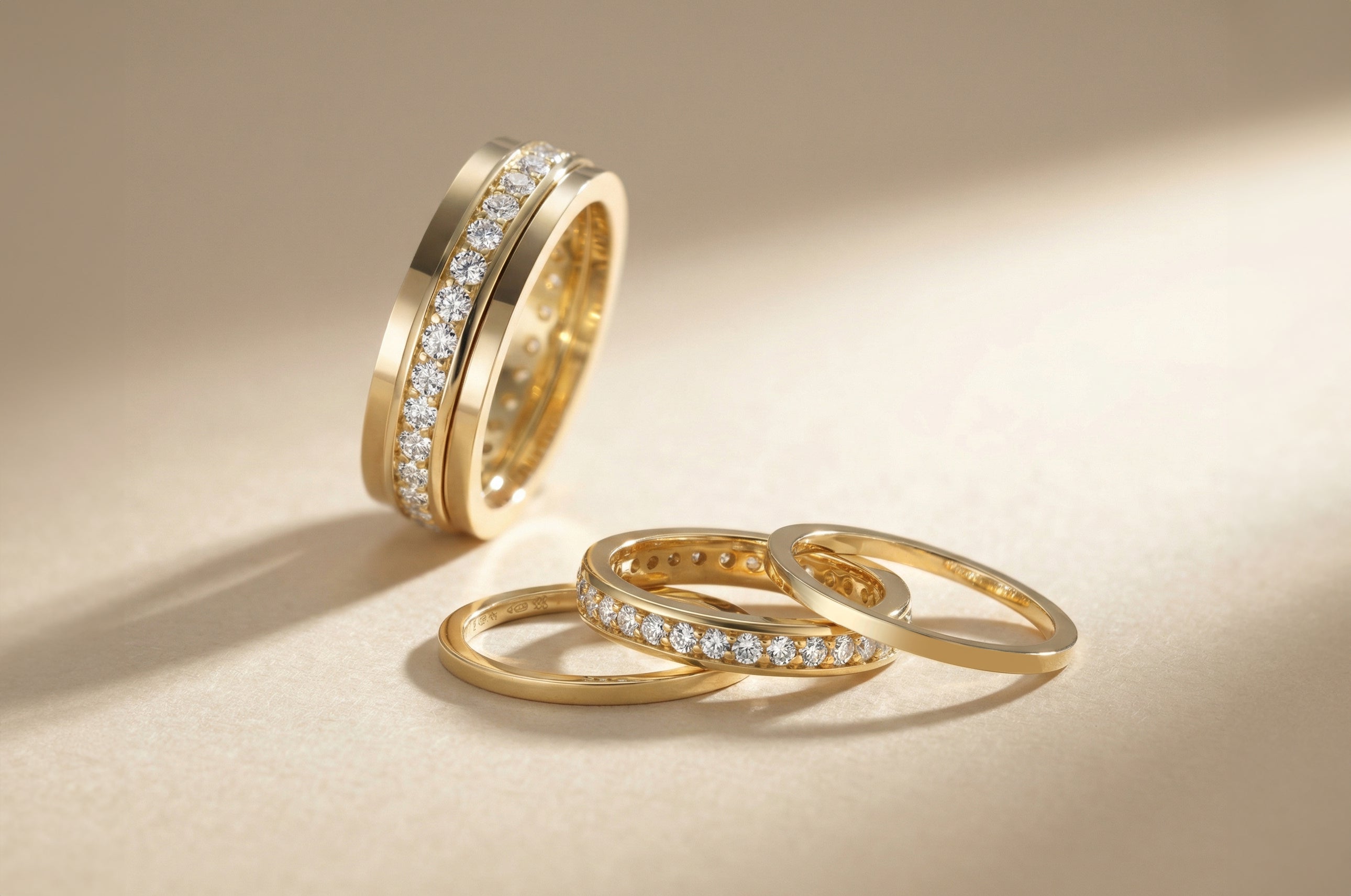 Damen - Ringsets - Ringsets Gold