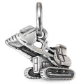 Anhänger Silber patiniert Trax Caterpillar