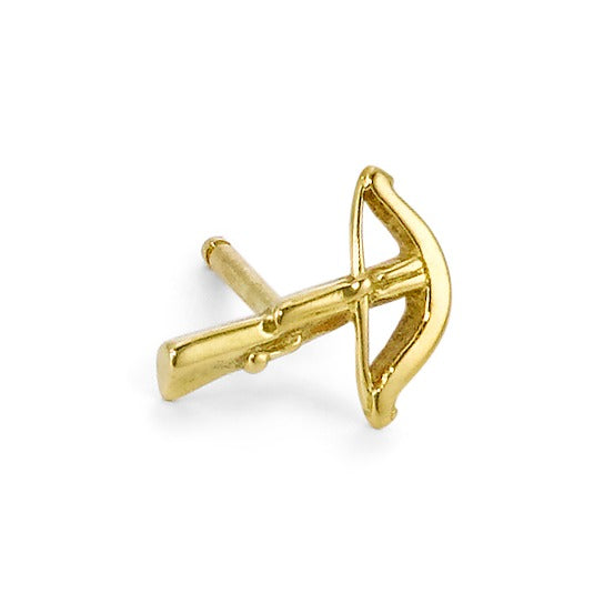 Clous d'oreille à l'unité Or jaune 18K Arbalète