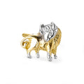 Ohrstecker 1 Stk 750/18 K Gelbgold