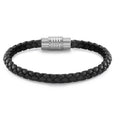 Bracciale Acciaio inossidabile, Pelle Ø6.5 mm