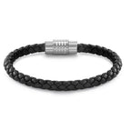 Bracciale Acciaio inossidabile, Pelle Ø6.5 mm