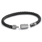 Bracciale Acciaio inossidabile, Pelle Ø6.5 mm