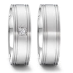 Partnerring TAMOR mit Brillantpavée TW/si
