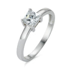 Ring Weissgold mit Zirkonia