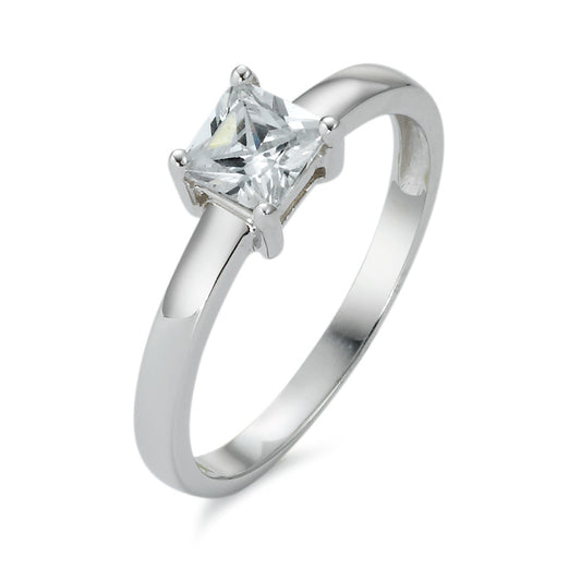 Anello Oro bianco 750/18 carati Zirconia