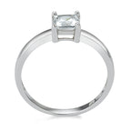 Ring Weissgold mit Zirkonia