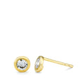 Ohrschmuck vergoldet Zirkonias