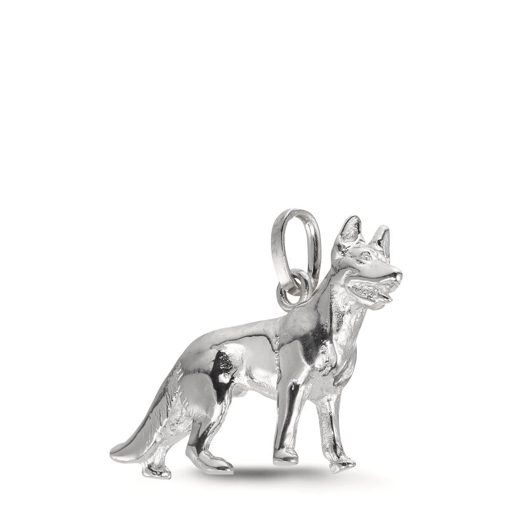 Anhänger Silber rhodiniert Hund