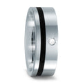 Anello Acciaio inossidabile Zirconia