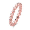Beisteckring Silber rosé vergoldet