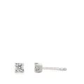 Ohrstecker 750/18 K Weissgold Diamant 0.18 ct, 2 Steine, w-si Ø3.3 mm
