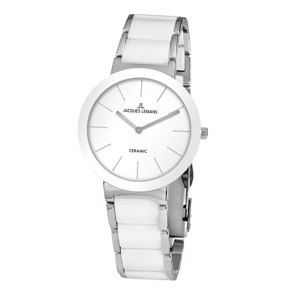 Uhr Keramik, Edelstahl Ø34 mm