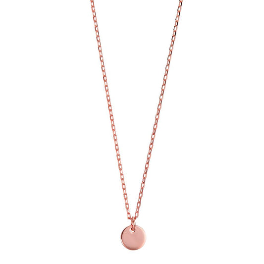 Collana Argento rosa dorato 40-45 cm