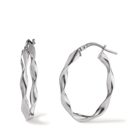 Creolen 585/14 K Weissgold