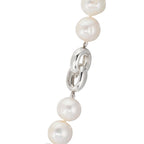 Collier Silber Süsswasserzuchtperlen weiss, 12 mm 50 cm