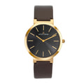 Uhr Edelstahl gelb IP beschichtet Ø36 mm