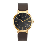 Uhr Edelstahl gelb IP beschichtet Ø36 mm