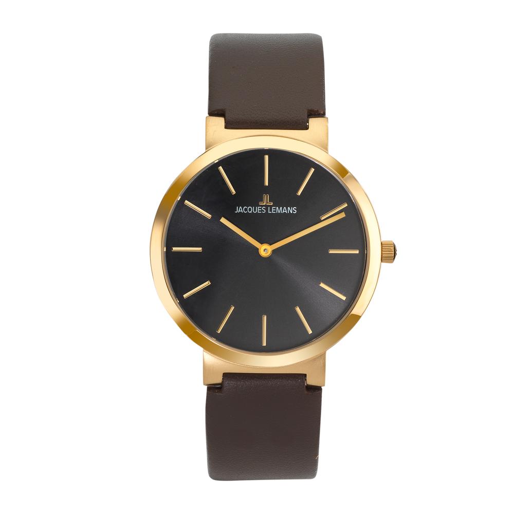 Uhr Edelstahl gelb IP beschichtet Ø36 mm