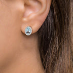 Ohrstecker 750/18 K Weissgold Zirkonia