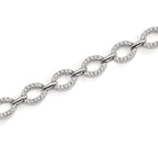Armband Silber Zirkonia rhodiniert verstellbar