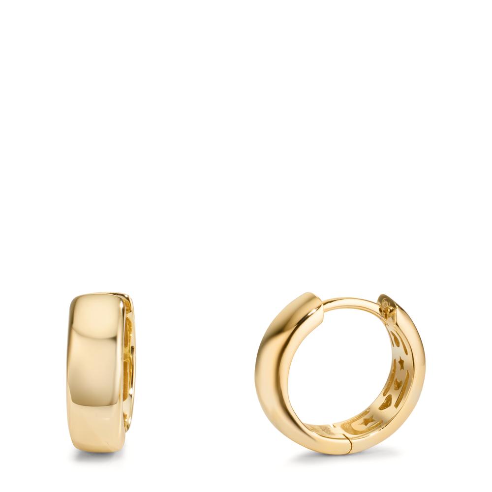 Klappcreolen Silber gelb vergoldet