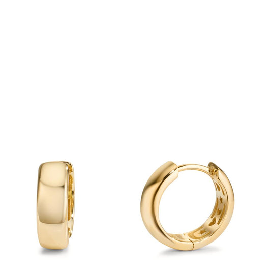 Klappcreolen Silber gelb vergoldet