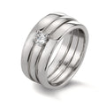 Ringset 3-teilig mit Diamant