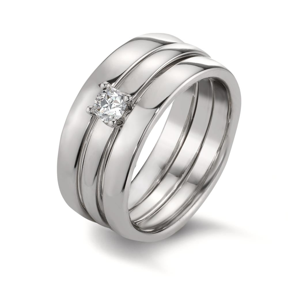 Ringset 3-teilig mit Diamant