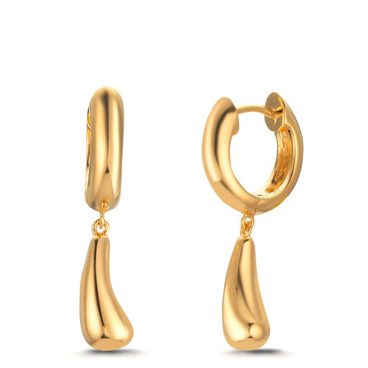 Orecchini circolari Argento giallo dorato