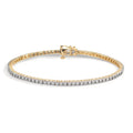 Armband 750/18 K Gelbgold Diamant 0.47 ct, 76 Steine, w-si