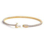 Armband 750/18 K Gelbgold Diamant 0.47 ct, 76 Steine, w-si