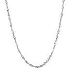 Collana Argento rodiato 50 cm