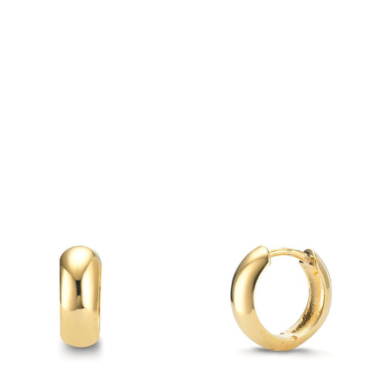 Klappcreolen Silber gelb vergoldet